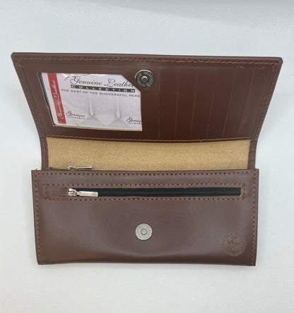 Luxe Heritage Leather Purse