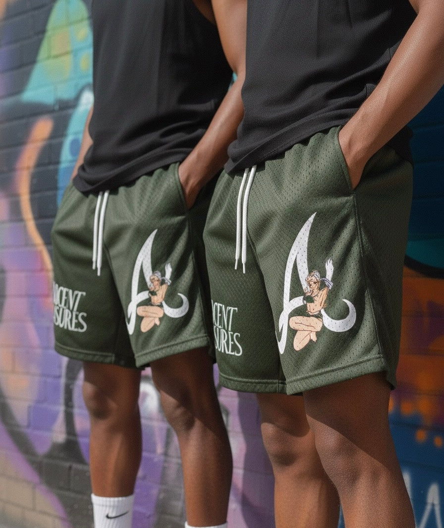 Olive Green Shorts