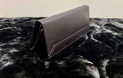 Soofi Luxe Noir Leather Purse